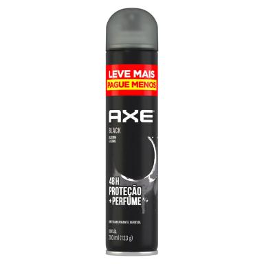 Desodorante Antitranspirante Aerosol Axe Black Masculino 48h 200ml