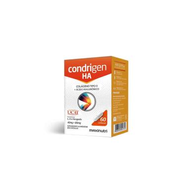 Condrigen HA Colágeno Tipo II + Ácido Hialurônico Maxinutri - 60 Cápsulas