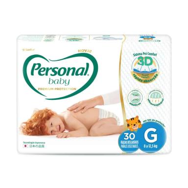 Fralda Personal Baby Premium Protection G 30 unidades
