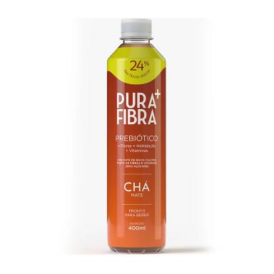 Chá Mate Prebiótico Pura Fibra 400ml