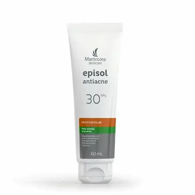Protetor Solar Facial Antiacne FPS 30 Episol 60ml