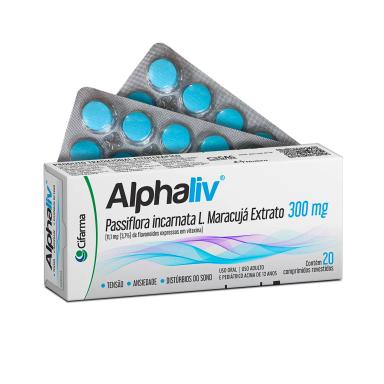 Alphaliv Passiflora incarnata L 300mg 20 comprimidos