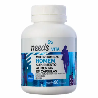 Polivitamínico Needs Vita Homem 90 cápsulas