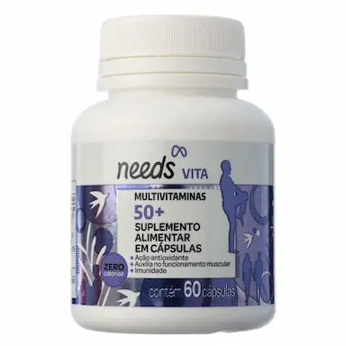 Polivitamínico Needs Vita 50+ 60 cápsulas