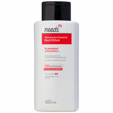 Hidratante Corporal Needs Nutritivo D-Pantenol e Prebiótico 400ml