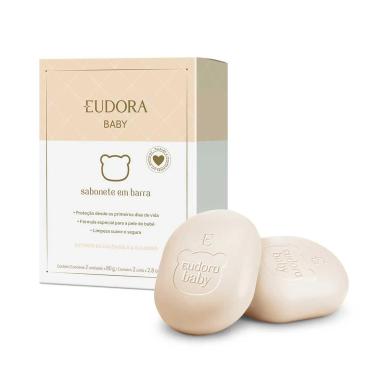 Sabonete em Barra Eudora Baby 2 unidades de 80g