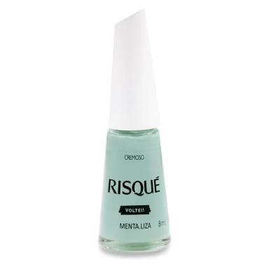 Esmalte Cremoso Risqué Voltei 8ml – Menta.Liza