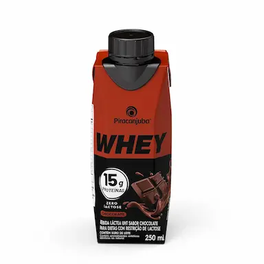 Piracanjuba Whey Zero Lactose Chocolate 250ml