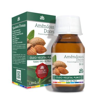 Óleo Vegetal de Amêndoas Prunus Amygdalus Dulcis WNF 50ml