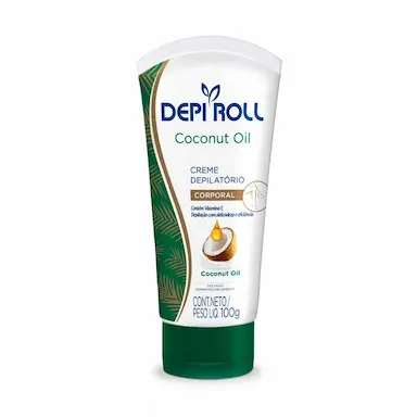 Creme Depilatório Corporal Depi Roll Óleo de Coco 100g