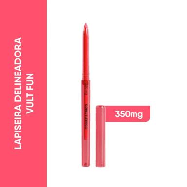 Lapiseira Delineadora Vult Fun 350mg - Coral Elétrico