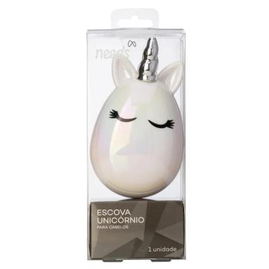 Escova de Cabelo Infantil Needs Unicórnio 1 Unidade