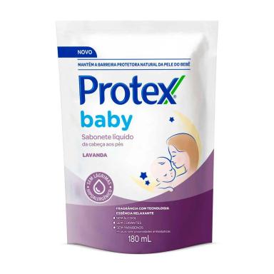 Refil Sabonete Líquido Infantil Protex Baby da Cabeça aos Pés Lavanda 180ml