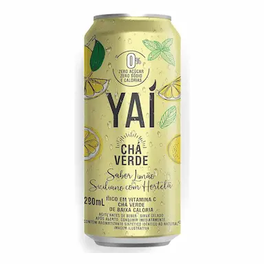 Chá Verde Yaí Sabor Limão Siciliano com Hortelã 90ml