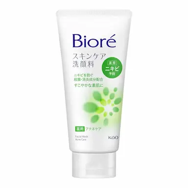 Sabonete de Limpeza Facial Bioré Skincare Facial Wash Acne Care 130g