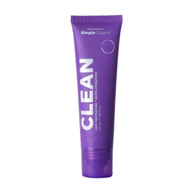 Desodorante Vegano Sem Alumínio Creme Simple Organic Clean 24h Sem Álcool 50ml