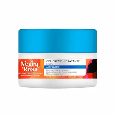 Gel Creme Hidratante Facial Negra Rosa 100g