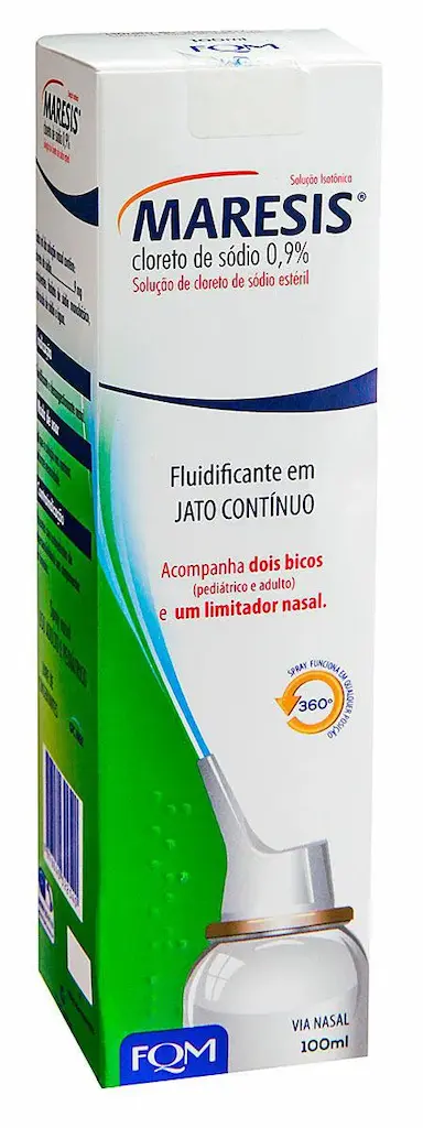 Maresis 0,9% Descongestionante Spray Nasal Jato Contínuo 100ml