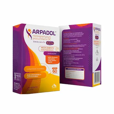 Arpadol Harpagophytum Procumbens 400mg 60 comprimidos revestidos