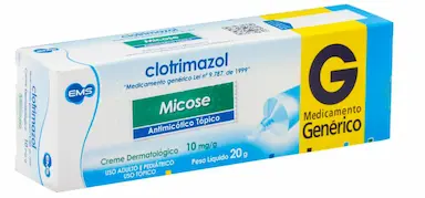 Clotrimazol 10mg/g Creme Dermatológico 20g EMS Genérico