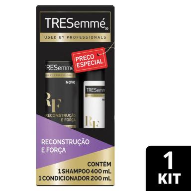 Kit Tresemmé Reconstrução e Força Shampoo 400ml + Condicionador 200ml
