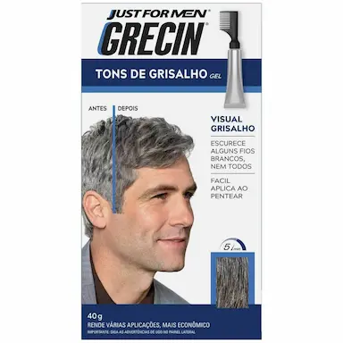 Gel Tonalizante Grecin Tons de Grisalho com 40g