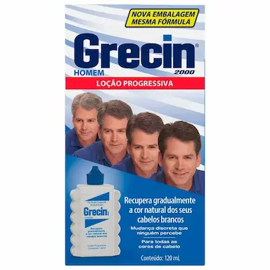 Loção Progressiva Grecin 2000 Homem Tonalizante com 120ml