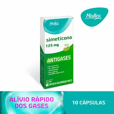 Simeticona 125mg 10 cápsulas Medley Genérico
