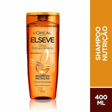 Shampoo L'Oréal Paris Elseve Óleo Extraodinário 400ml