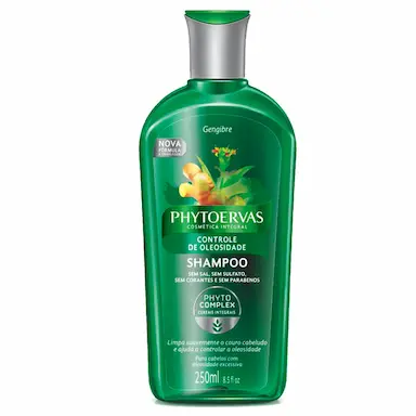 Shampoo Phytoervas Cosmética Integral Controle de Oleosidade Gengibre 250ml