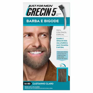 Tonalizante Grecin Just For Men Color Gel - Castanho Claro
