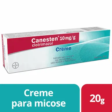 Canesten Clotrimazol 10mg/g Creme Dermatológico 20g