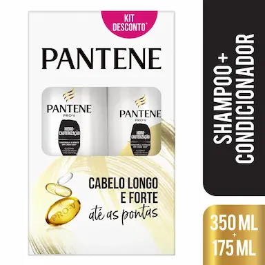 Kit Pantene Pro-V Anti-Frizz Hidro-Cauterização Shampoo 350ml + Condicionador 175ml