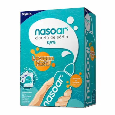 Nasoar 0,9% Descongestionante 30 envelopes + Lavador Nasal 240ml