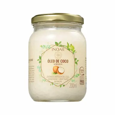 Óleo de Coco Virgem Capilar Inoar com 200ml