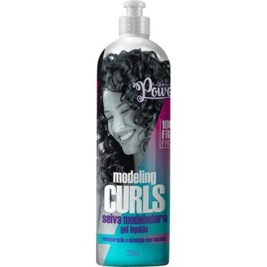 Gel Líquido Cabelo Cacheado Soul Power Modeling Curls Seiva Modeladora 315 ml