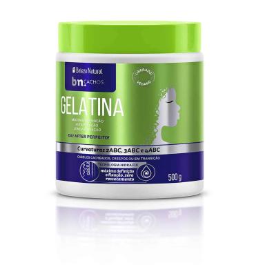 Gelatina para Cabelos Cabelo Cacheado Beleza Natural bn.Cachos 500g