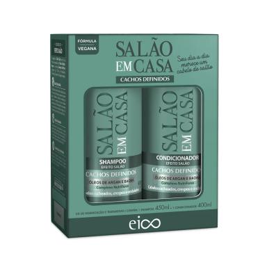 Kit Eico Salão em Casa Hidratação Intensiva Shampoo 450ml + Condicionador 400ml