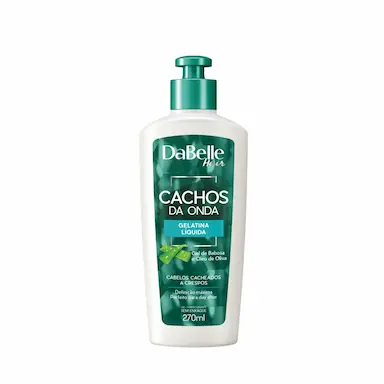 Gelatina Líquida Cabelo Cacheado Dabelle Cachos da Onda 270ml