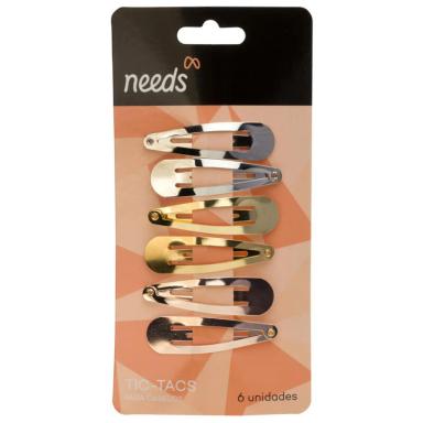 Presilha Tic-Tac Needs Metal 6 Unidades