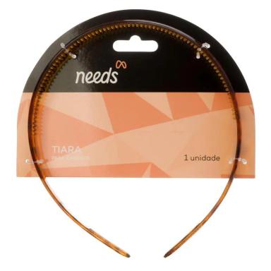 Tiara de Cabelo Fina Needs Tartaruga 1 Unidade