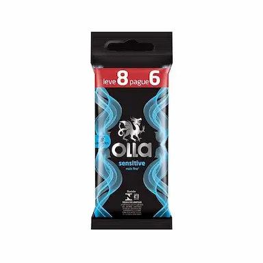 Camisinha Olla Sensitive com 8 unidades