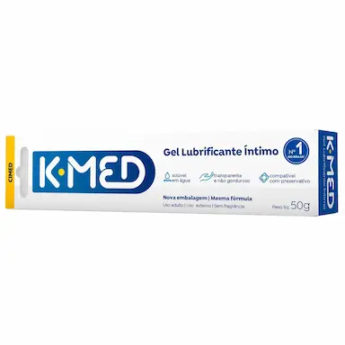 Gel Lubrificante Íntimo K-Med com 50g