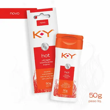 Lubrificante Íntimo K-Y Hot Ultragel com 50g