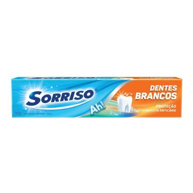 Creme Dental Sorriso Dentes Brancos Proteção Anticárie 90g