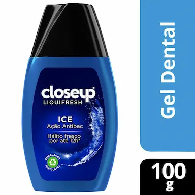 Gel Dental Closeup Liquifresh Ice Antibac 100g