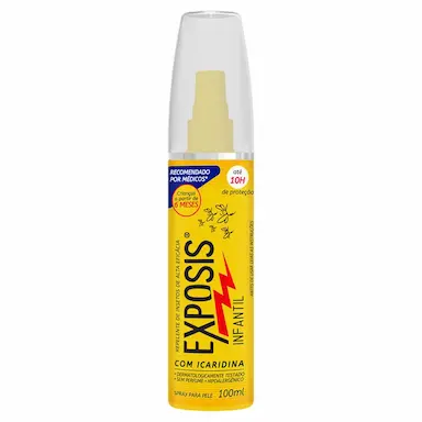 Repelente Infantil Exposis Icaridina Spray 100ml