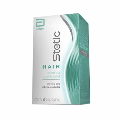 Suplemento Vitamínico Stetic Hair Abbott com 60 comprimidos