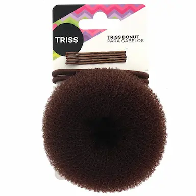 Coque Donut para Cabelo Triss Marrom 1 Unidade