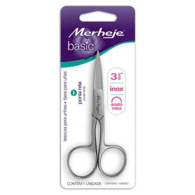 Tesoura de Unha Ponta Reta